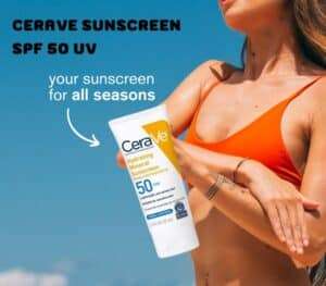 CeraVe Sunscreen SPF 50 UV protection & hydration 2024