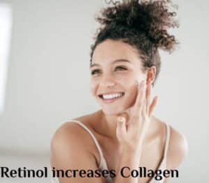 Retinol increases Collagen